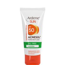 کرم ضد آفتاب بی رنگ فاقد چربی SPF50 آردن 50 میلی لیتر