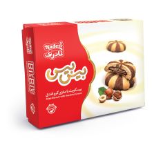 بیسکویت با مغزی کرم فندق بیس بیس نادری 360 گرم