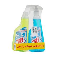 پک دو عددی مایع شیشه شوی تاژ 500 میلی لیتر